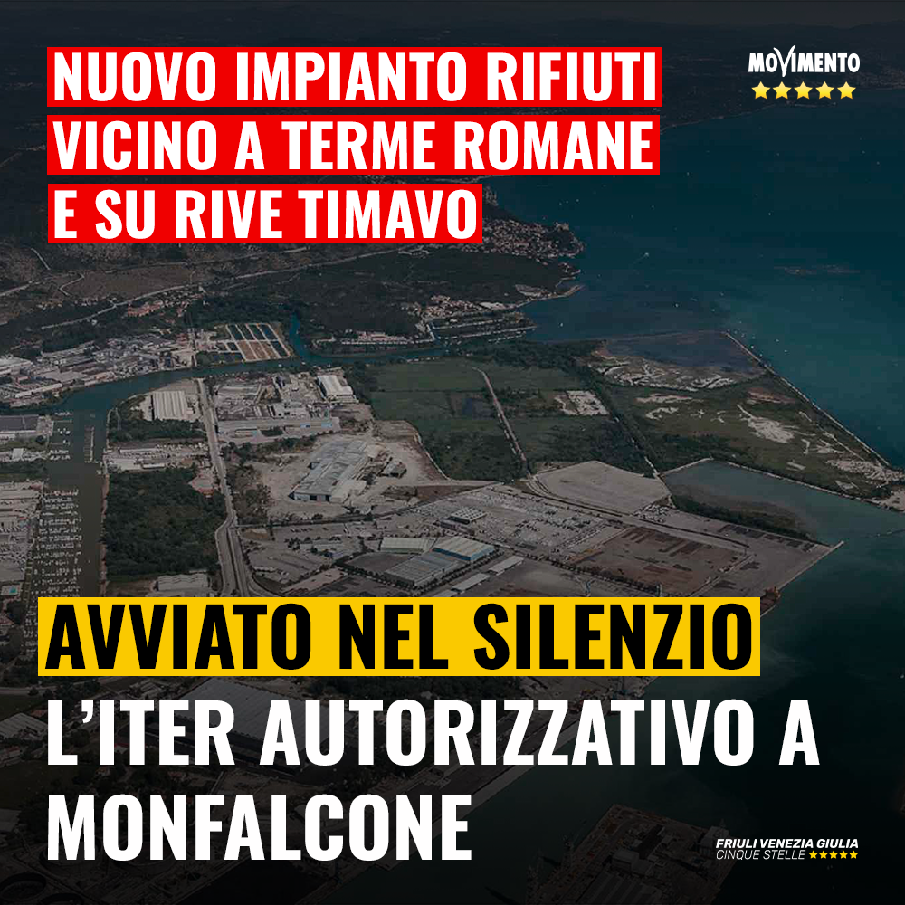 Monfalcone, nuovo impianto trattamento rifiuti vicino a Terme Romane e su  rive Timavo