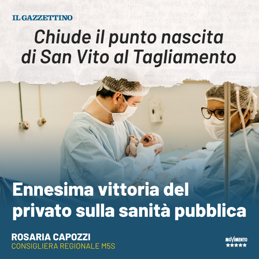 Chiusura punto nascita di San Vito al Tagliamento